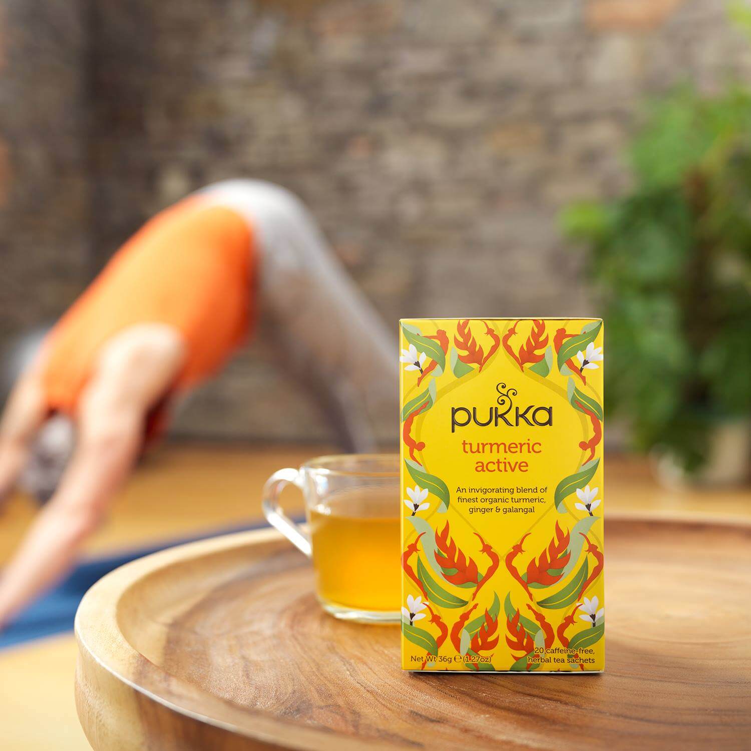 Trà Thảo Mộc Pukka Turmeric Active Tea 20 Gói