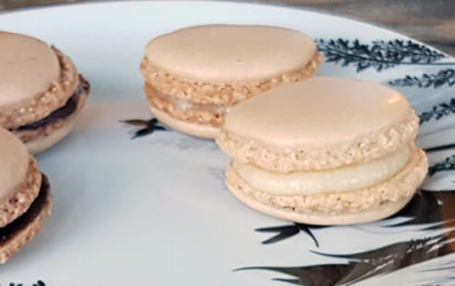 Recette de macarons vanille et de macaron chocolat